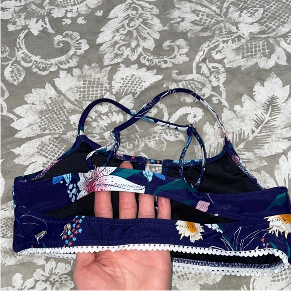 CUPSHE BIKINI SET, NAVY BLUE💙FLORAL, NWT, medium size - Picture 7 of 9